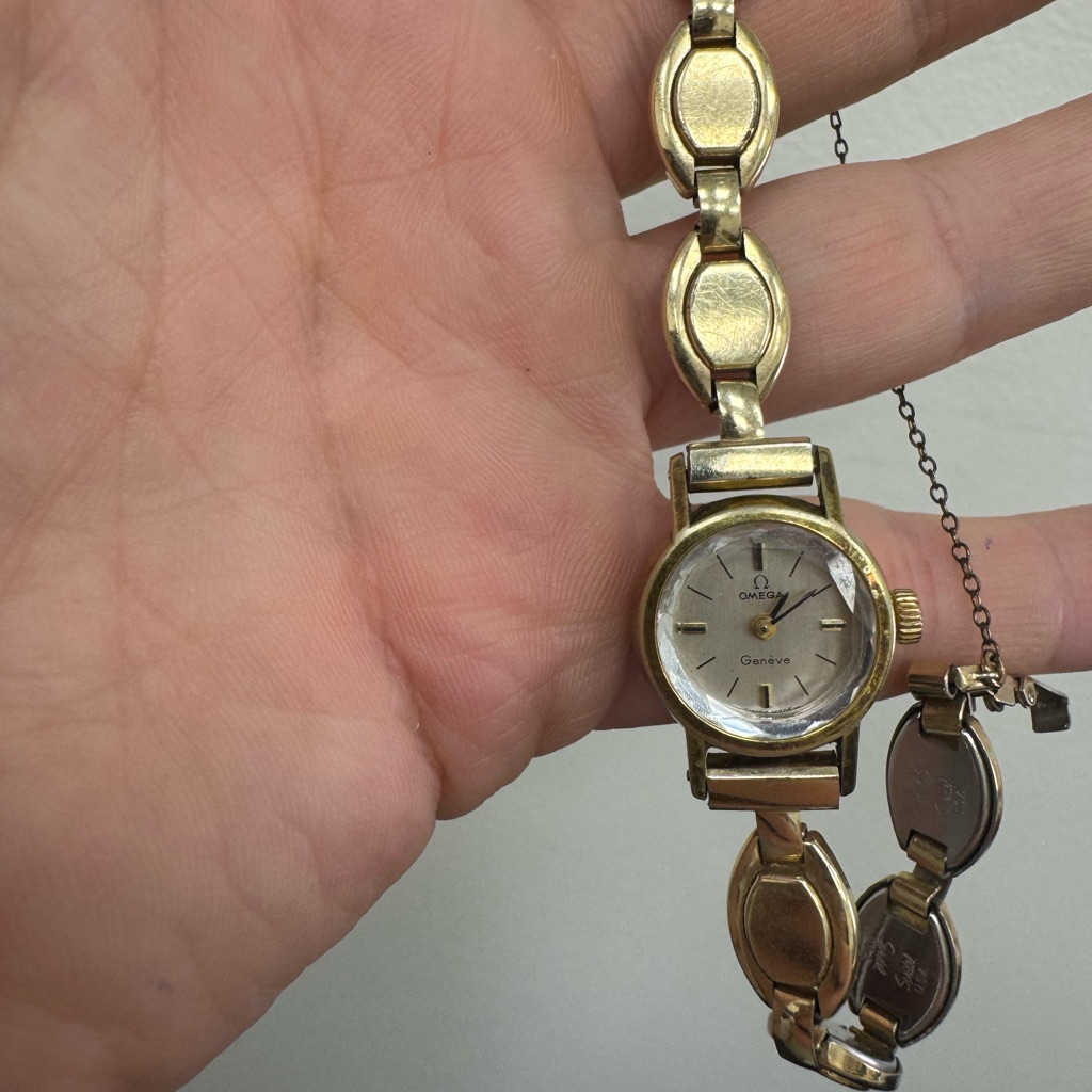 14k Gold Filled Art Deco Vintage Omega Women’s Wrist Watch